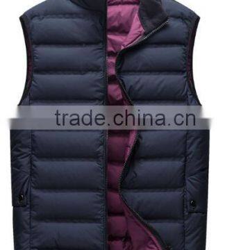 2016 Man Winter Down Vest With Factory Price