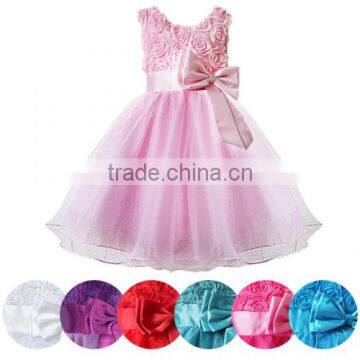 Alibaba com OEM Service Satin Beaded Flower Girl Dress