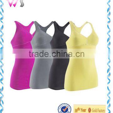 Hot Sale 2015 New Fashion Women Fitness Yoga Wear Gym Wear Sport Wear Sexy Sports Tanktops for Ladies photo-3