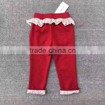 Children Posh Cotton Baby Girl Ruffle Leggings photo-3