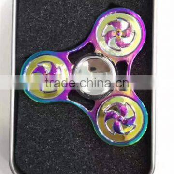 Copper Two Leaves Fingertip Gyro photo-2