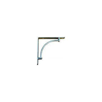 C-shaped metal shelf bracket