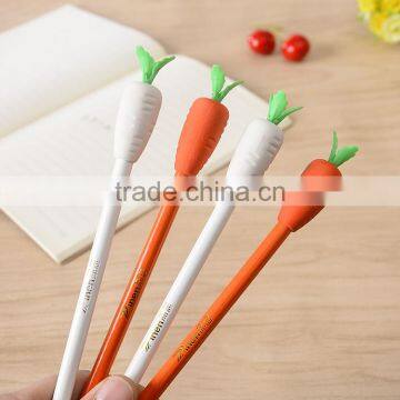 Novel Creative 3d Carrot Jumbo Pencil With Eraser Toppers Customs photo-2