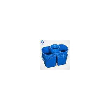 Blue 15L Commercial Double Mop Bucket Cleaning Tools 43*24*27cm