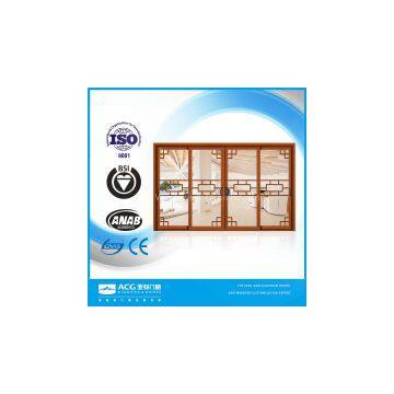 ACG Brand European Standard High Quality Aluminium Framed Glass Door
