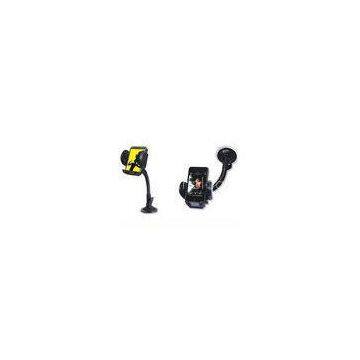 Windshield Mobile Phone Mini Universal Car Mount Holder Yellow For GPS MP4