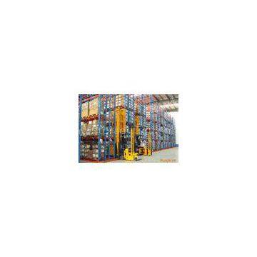 Automatic Steel Double Deep VNA Racking System With 3.9m Box-shape Beam