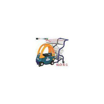 Colorful Steel Supermarket Kids Shopping Carts For Toddler 100L 1305x535x1055mm