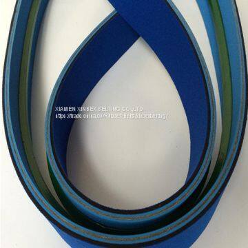Hi Speed Power Flat Transmission Drives Belts/Belting Color Blue For Automatic Folder Gluer Machine photo-3