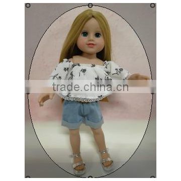 Customize beauty american girl doll 18 inch for kids play