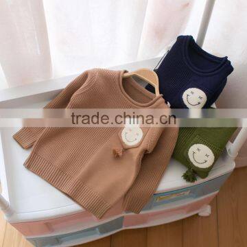 B40883A 2017 autumn new design boys cute sweaters