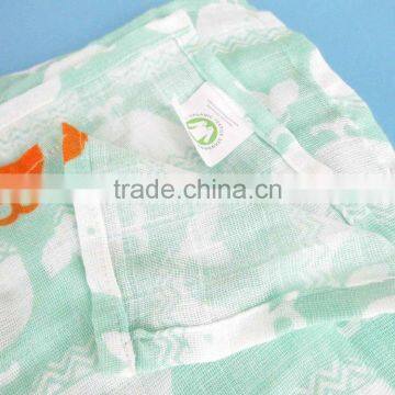Extremely Soft 100% Organic Cotton Summer Muslin Baby Swaddle Wrap photo-4