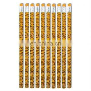 Flocking pencil with leopard printing