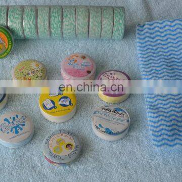 100%rayon Spulance Materials Wipes,solf Durable Reusable Magic Compressed Nonwon Towels for Kitchen photo-5