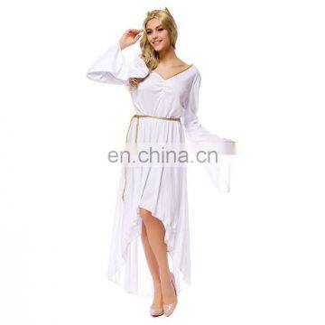 Fast Delivery Pure White Erotic V Neck T-shirt Women Beach Dress photo-4