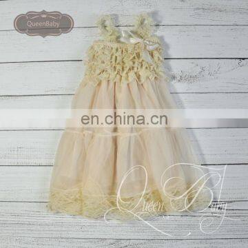 5 pcs/lot Ivory Lace Dresses ,Wedding Dress,Baby Lace Dress