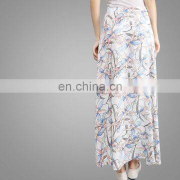 New Arrival Summer New Long Muslim Skirt Stylish High Waisted Printed Skirt For Women Plus Size Causal Long Maxi Skirt photo-4