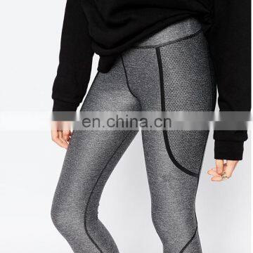 Premium Contrast Piping Compression Leggings photo-3