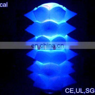 LED inflatable spiked tower decoration