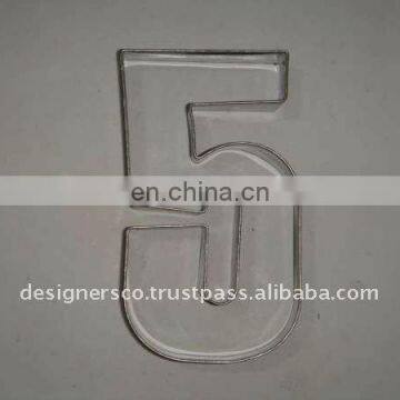 Stainless Steel Number Cookie Cutter