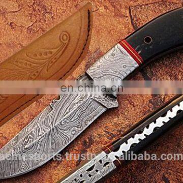 Damascus knifes - Damascus hunting knife new style