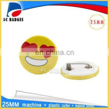 New 25 mm Rotating Button Badge Machine Combination + 500 Sets of Badge Material + Adjust Circle Cutter photo-4