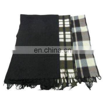 custom fashion cheap promotion soft fleece scarf