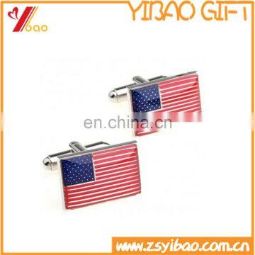 Wholesale custom cufflinks/ flag cufflink with own design