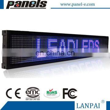 Blue Scrolling Wireless Programmable LED Sign Display Wifi Connection photo-3