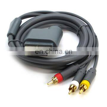 6FT Gray RCA Audio Video AV Cable for Xbox 360