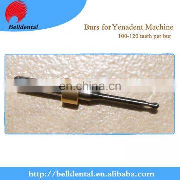 CAD CAM System DLC Coating Dental Zirconia Milling Burs for Yenadent photo-2