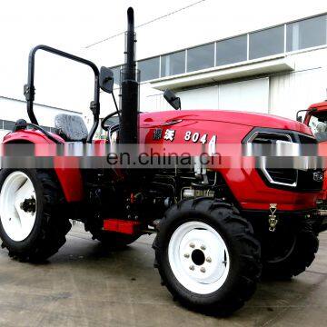 80hp 4wd EPA engine hydraulic new farm tractor farm equipment price list