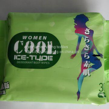 Customized Portable Ice Lady Fragrance Alcohol-free Deodorant Body Wipes photo-2
