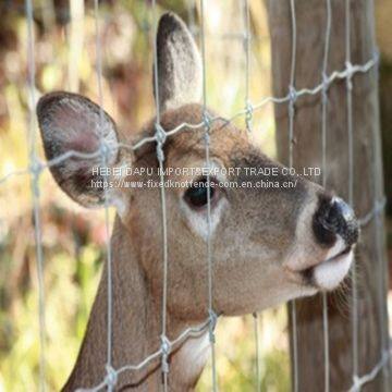 Fixed Knot Woven Wire Mesh Deer Fencing