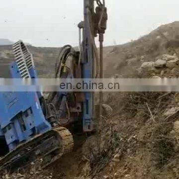 Hydraulic  telescopic sliding pile driver  solar pile driver  hammer pile driver