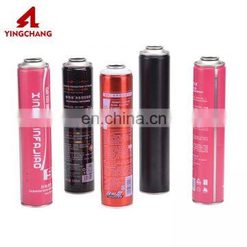 Frosted hair tinplate empty aerosol can sizes customize GuangZhou Factory