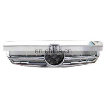 4 Fin Chrome Front Hood Grille 00-05 для Mercedes S Class W220 photo-2