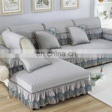 Wholesale L Shaped Set Sofa Covers , Slipcovr Living Room Couch Cover , Cut Sew Stretch Sofa Cover photo-4