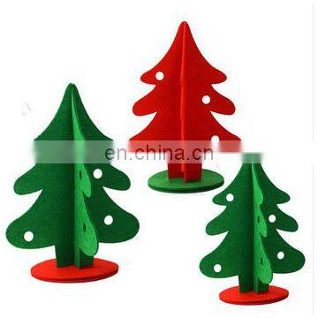 Felt Christmas Decoration 3D Felt Christmas Tree With Ornaments photo-5