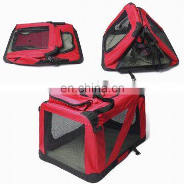 Waterproof Dog Pouch Bag With Roll Up Window Recycled Pet Carrier Travel Bag