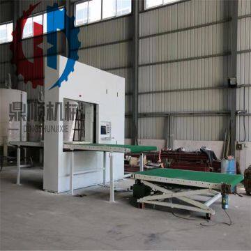 High Quality Horizontal Vibrating Blade CNC Contour Sponge Cutting Machine photo-4