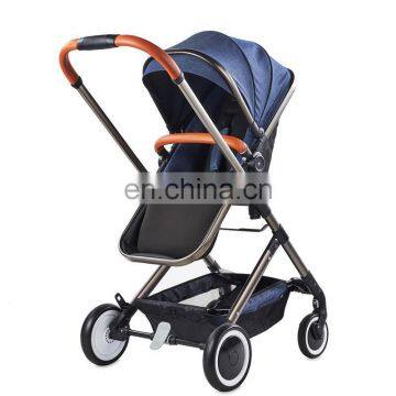 Factory 2 in 1 Aluminum Alloy Frame Foldable Pram Pushchair Stroller photo-4