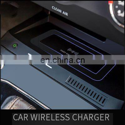 New Product Wireless Car Charger Mount For Tiguan L/Tuyue (2017-2020) 72W Fast-Charging Car Charger Wireless photo-4