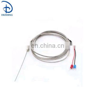 3mm diameter SS304 MI cable Probe Type Thermocouple with standard handle