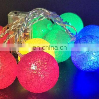 2019 Hot Sale Garden Decorative 20L LED Cotton Ball String Lamps Led Decorative Lights photo-3