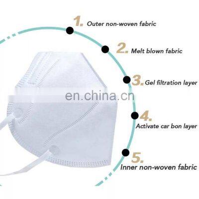 China Supplier Medical KN95 Mask Protective Mask Respiration in Stock