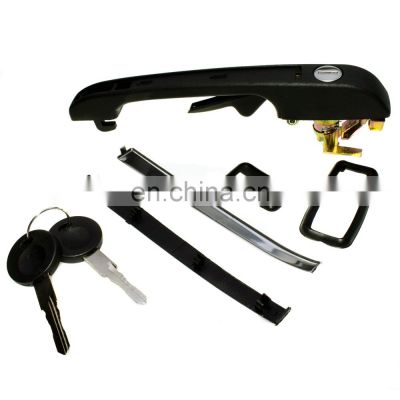 Free Shipping!For VW Golf Rabbit Door Handle Front Right Passenger Outside Key 191837206A New