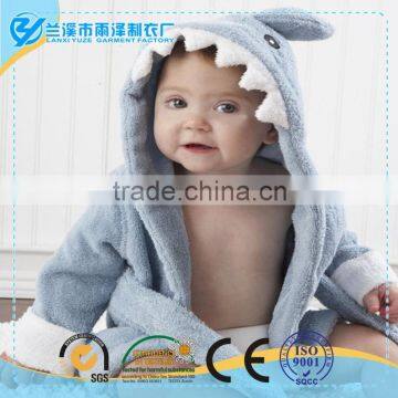 Embroidered Cotton Kids Bathrobe