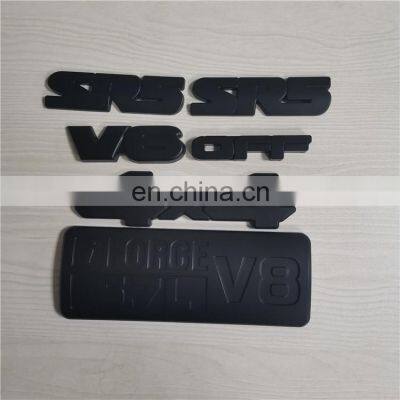 Plastic Customized Unique ABS Sticker Car SR5 4X4 V6 Overlay Emblem For Tundra 4RUNNER