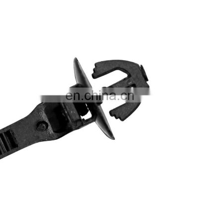 JZ eco friendly black self-locking nylon 66 push mount cable ties